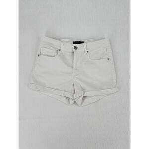 Aeropostale High Rise Midi White Shorts Size‎ 8 Juniors Teens Women